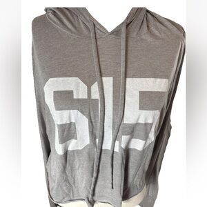 Nashville Fashion Tee (code) Word Brand Womens Cropped  Tissue Tee Hoodie large